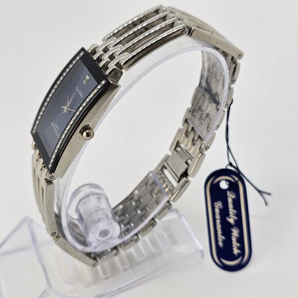 Paul Jardin 26MM Women's Watch Blue Dial Gray Bracelet Band 8" Wrist New Battery - Picture 3 of 12